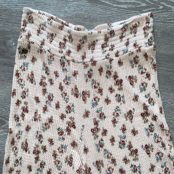 Waffle Knit Wide Leg Cropped Pant Set! - Picture 2 of 11